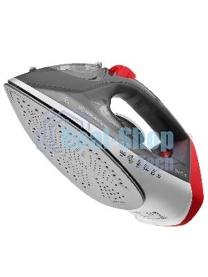 Утюг BRAYER BR4011 черный/белый/красный, 2400 Вт, 20 г /мин, 140 г/мин, 330 мл