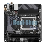 Материнская плата GIGABYTE B650I AX, AM5, AMD B650, 2xDDR5, 2xSATA, 1xM.2, 1xPCIe 4.0 x16, 1xHDMI, 1xDP, 1x2.5Gb LAN, Wi-Fi 6E, Bluetooth 5.3, 1xUSB-C 5Gbps, 1xUSB-A 5Gbps, 3xUSB-A 2.0, 3x3.5 мм, 7.1, ITX