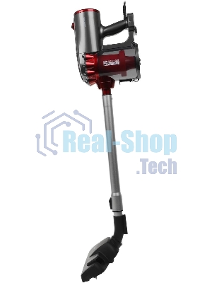 Пылесос вертикальный Centek CT-2561 красный/черный, питание от сети, 150 Вт, уборка сухая, пылесборник 0.5 л