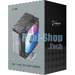 Кулер для процессора Ocypus Gamma A40 BK ARGB Digital, 100мм ARGB FAN, Top Display Panel, 4 HEAT PIPES, 4-PIN PWM, 600-2400 RPM, 29.5DBA, HYDRO BEARING, LGA115X/1200/1700/18XX, AM4/AM5