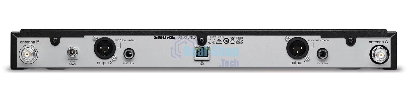 Двухканальный приемник цифровой радиосистемы SLXD SHURE SLXD4DE=-H56 518-562MHz