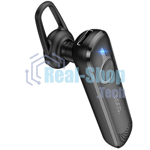 Моно-гарнитура Hoco E63 черный, внутриканальный (моно), Bluetooth, заушное крепление, до 10 ч