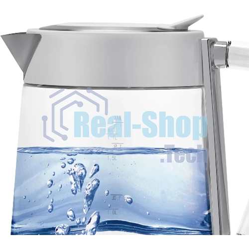 Чайник электрический Polaris PWK 1715 CGL Water Way Pro, Белый