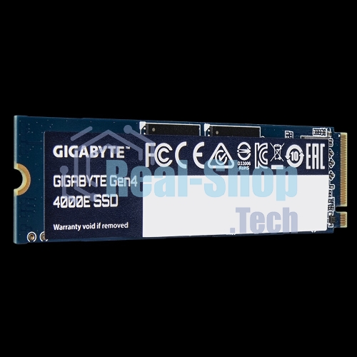 Накопитель SSD GIGABYTE Gen4 4000E, 250Gb, M.2 2280, PCIe 4.0 x4, NVMe, R/W 3500/1800