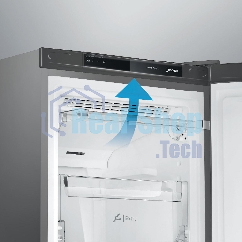 Морозильная камера Indesit DFZ 4150 G, серебристый, 204л, 6 ящиков