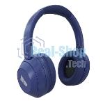 Беспроводные наушники MORE CHOICE HW11 синий, накладные, Bluetooth, до 6 ч