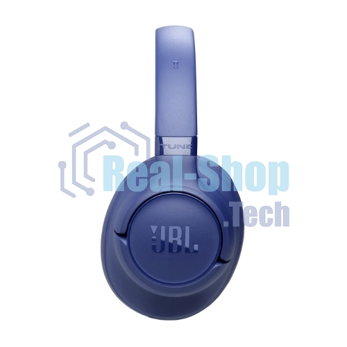 Беспроводные/проводные наушники JBL Tune 730BT синий, полноразмерные, Bluetooth + проводной, быстрая зарядка