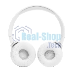 Беспроводные наушники JBL Tune 520BT белый, накладные, Bluetooth, быстрая зарядка, складная конструкция