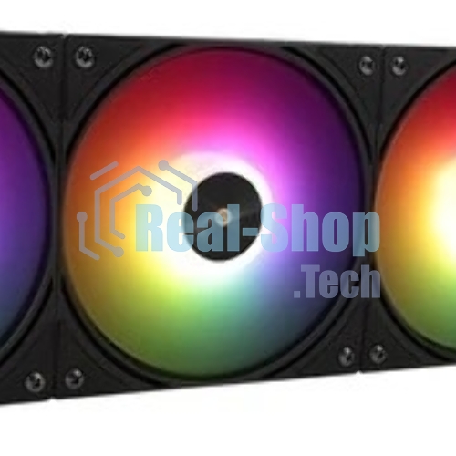 Водяное охлаждение для процессора Thermalright Frozen Warframe Pro 360 черный ARGb (360мм, черный, ARGb/Fans: 3x120мм, 70.84CFM, 29.8dBA, 2000RPM/Pump height 60мм, 23dBA, 3000RPM, Rad thickness 27mm/S: 1200, 1700, 1851, 2011, 2066, 115X, AM4, AM5)