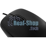 Мышь проводная Logitech B100 черный, 1000 dpi, USB, кнопки - 3