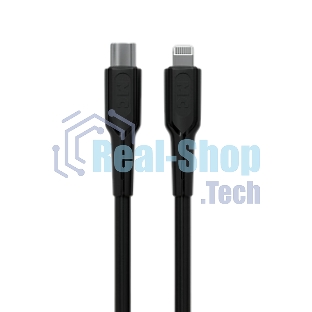 Кабель MORE CHOICE (4620202553249) K63ia 2м USB 3.0A PD 27W для Lightning ng 8-pin Type-C - 2м, черный