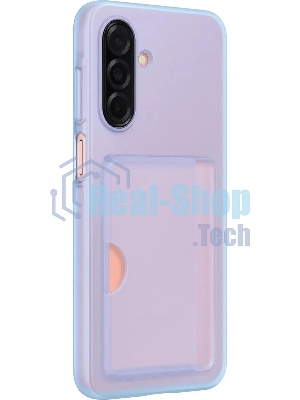 Чехол (клип-кейс) Samsung для Samsung Galaxy A26 Card Slot Case A26 голубой (EF-OA266TLEGRU)