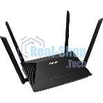 Роутер ASUS RT-AX53U 802.11b/g/n/ac/ax, до 574 + 1201 Mbps, 2,4 + 5 гГц, 4 антенны, USB