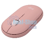 Мышь беспроводная Logitech Pebble 2 M350S Rose 910-007014