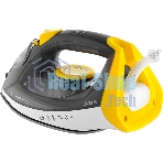 Утюг BRAYER BR4003GY серый/желтый/черный, 2400 Вт, 25 г/мин, 140 г/мин, 330 мл