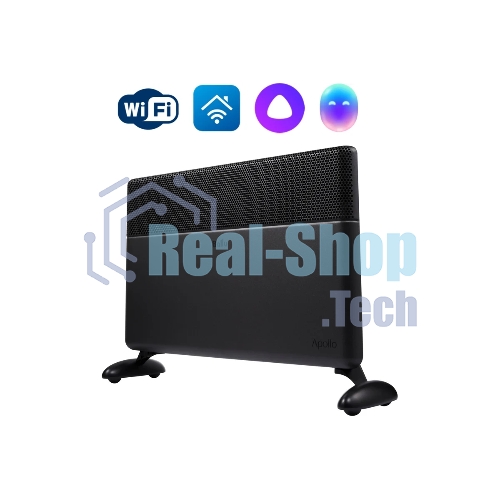 Конвектор электрический Ballu Apollo digital INVERTER Black Infinity BEC/ATI-2003 черный, 2000 Вт, 25 м2, термостат, дисплей, WiFi