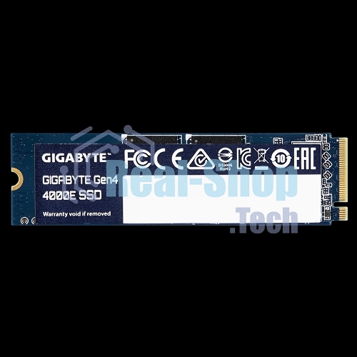 Накопитель SSD GIGABYTE Gen4 4000E, 250Gb, M.2 2280, PCIe 4.0 x4, NVMe, R/W 3500/1800