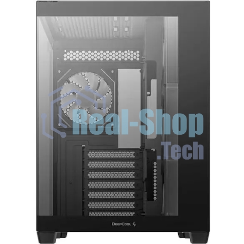 Компьютерный корпус Deepcool CG530 4F черный без БП ATX 2x120мм 2x140мм 2xUSB 2.0 1xUSB 3.0 audio bott PSU