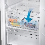 Морозильная камера Indesit DFZ 4150 G, серебристый, 204л, 6 ящиков