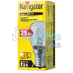 Лампа накаливания Navigator NI-T26-25-230-E14-CL