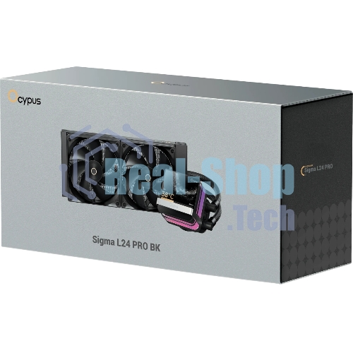 Система охлаждения Ocypus Sigma L24 PRO BK IPS Display/черный/290W/All Intel/AMD AM*/Screws