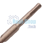 Бур по бетону Denzel двойная спираль, Cobalt W-tip, 16x260 мм, SDS PLUS