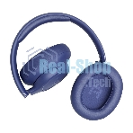 Беспроводные/проводные наушники JBL Tune 730BT синий, полноразмерные, Bluetooth + проводной, быстрая зарядка