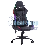 Кресло игровое Cactus CS-CHR-0099BL черный сиденье черный эко.кожа с подголов. крестовина металл пластик черный