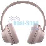 Беспроводные/проводные наушники Harper HB-412 светло-розовый, накладные, Bluetooth + проводной, до 5 ч