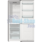 Холодильник Gorenje NRKE62XL серебристый металлик двухкамерный 203/99л морозилка снизу, No Frost