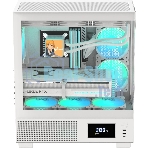 Компьютерный корпус AeroCool/Formula V Line Crystal E1 White, ATX, TYPE-C*1, USB3.0*2, Switch Display Panel