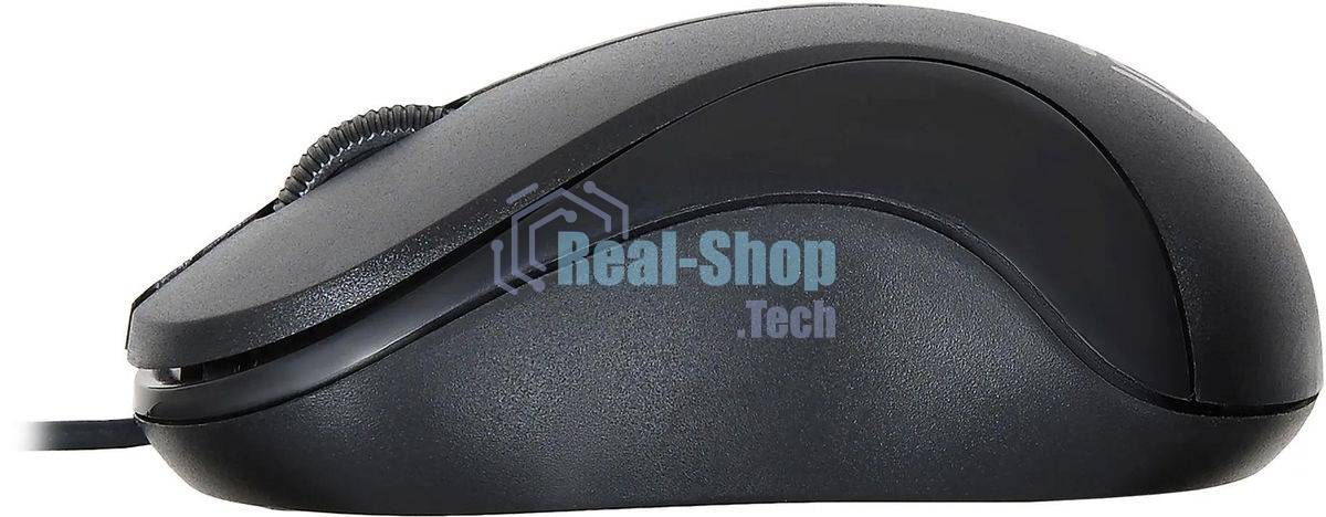 Мышь проводная Oklick 115S черный, 1200 dpi, USB, кнопки - 3