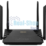Роутер ASUS RT-AX53U 802.11b/g/n/ac/ax, до 574 + 1201 Mbps, 2,4 + 5 гГц, 4 антенны, USB