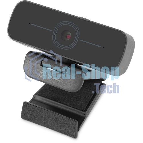 Веб-камера OKLICK OK-C001FH 1920x1080, 30 кадр/с, USB Type-A, микрофон (шумоподавление), универсальное крепление