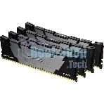 Оперативная память Kingston Fury Renegade, 64Gb (4x16GB), DDR4, 3600MHz, CL16, DIMM, с радиаторами, серый/черный