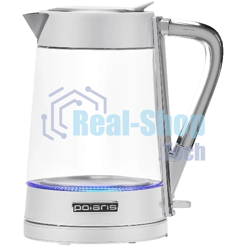 Чайник электрический Polaris PWK 1715 CGL Water Way Pro, Белый