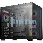 Компьютерный корпус Deepcool CG530 4F черный без БП ATX 2x120мм 2x140мм 2xUSB 2.0 1xUSB 3.0 audio bott PSU