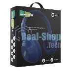 Беспроводные наушники MORE CHOICE HW11 синий, накладные, Bluetooth, до 6 ч