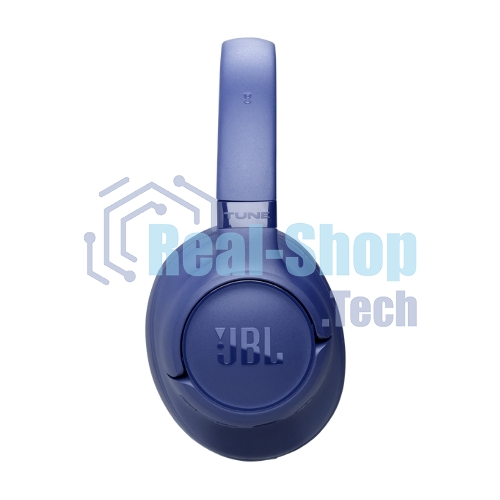 Беспроводные/проводные наушники JBL Tune 730BT синий, полноразмерные, Bluetooth + проводной, быстрая зарядка