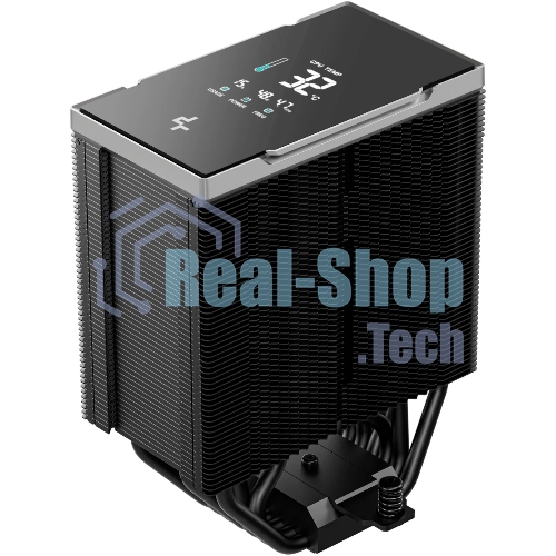 Устройство охлаждения(кулер) Deepcool AK700 Digital NYX Soc-AM5/AM4/1200/1700/1851 черный 4-pin 21-36dB Al+Cu LCD 280W 1252gr Ret (R-AK700-BKNNMN-GJD-1)