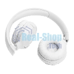 Беспроводные наушники JBL Tune 520BT белый, накладные, Bluetooth, быстрая зарядка, складная конструкция