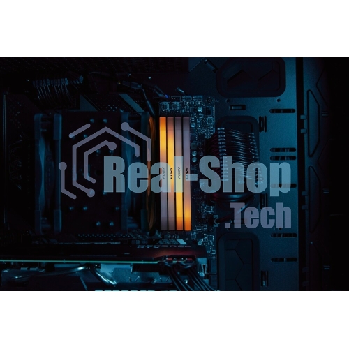 Оперативная память Kingston Fury Renegade, DDR4, 16GB (1x16GB), 3200MHz, CL16, DIMM, с радиатором, RGB, серебристый/черный