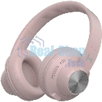 Беспроводные/проводные наушники Harper HB-412 светло-розовый, накладные, Bluetooth + проводной, до 5 ч