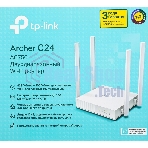 Роутер беспроводной TP-Link Archer C24 AC750 10/100BASE-TX белый