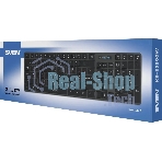 Клавиатура SVEN KB-E5300W беспроводная, радиоканал, чёрный