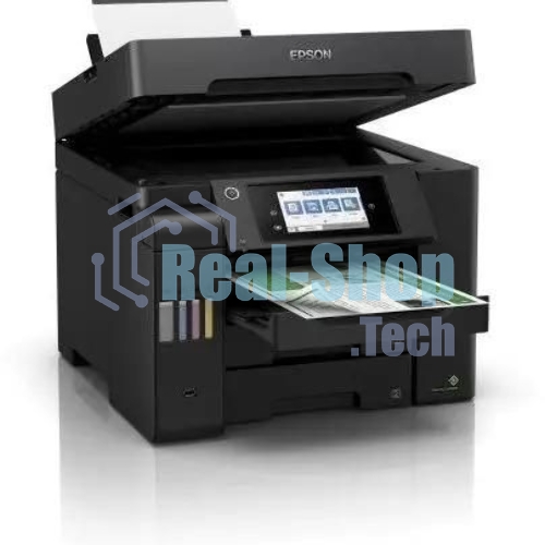 МФУ струйное Epson L6550 (C11CJ30404), A4, цветной, печ. до 25/12 стр/мин.(ч/б/цв.), скан. до 27.5 стр/мин., 4800x2400 dpi (печ.), 2400x1200 dpi (скан.), Ethernet, USB, Wi-Fi