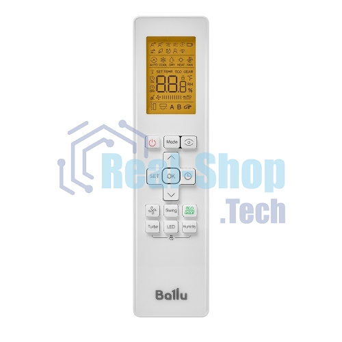 Внутренний блок сплит-системы Ballu Ice Peak DC BSPKI/in-13HN8_V4 инвертор, 13000 BTU, 37 м², 19 дБ, охлаждение, обогрев, осушение, белый
