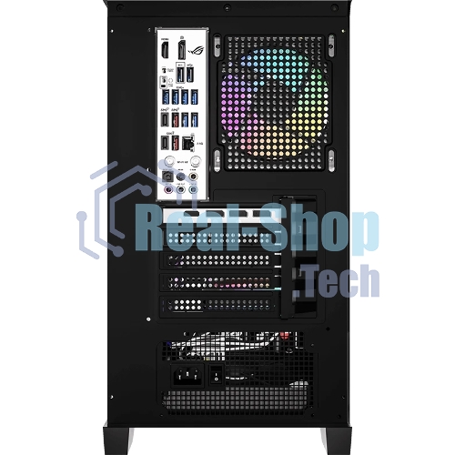 Компьютерный корпус AeroCool/Formula Crystal Z1M Plus FR черный без БП mATX 5x120мм 2xUSB 3.0 1xUSB3.1 audio bott PSU