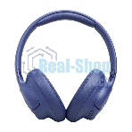 Беспроводные/проводные наушники JBL Tune 730BT синий, полноразмерные, Bluetooth + проводной, быстрая зарядка