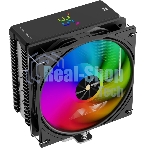 Кулер для процессора Thermalright Assassin X 120 R Digital ARGB Black (4-pin PWM, 151mm, Al/Cu, 4x6mm, ARGB, 1x120mm, 70.84CFM, 29.8dBA, 2000RPM, S: 1851/1700/1200/115X, AM5/AM4, black)